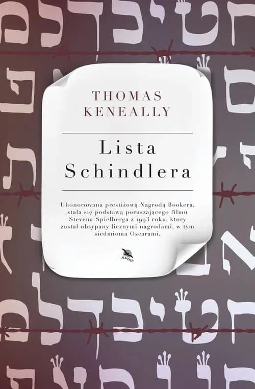 Okładka książki: Lista Schindlera