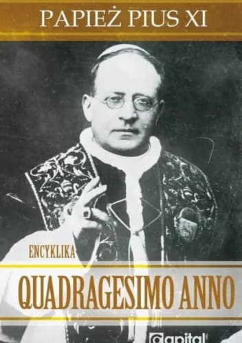 Okładka książki: Quadragesimo Anno
