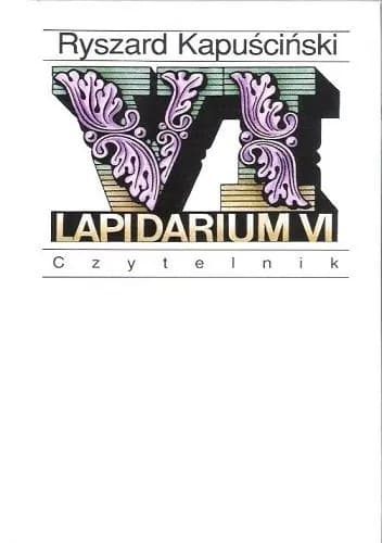 Okładka książki: Lapidarium VI