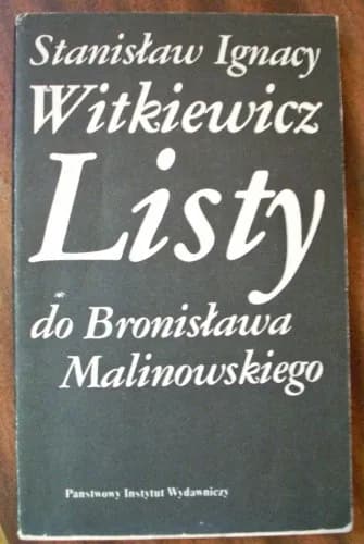 Okładka książki: Listy do Bronisława Malinowskiego